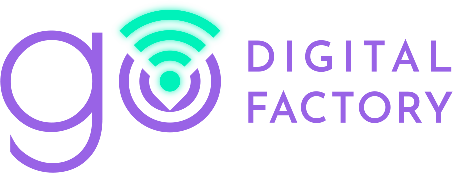 Logotipo Go Digital Factory Web3 Metaverso Inovação Tecnologia Transformação Digital Blog Podcast Transição Digital Digital Transformation Consultoria